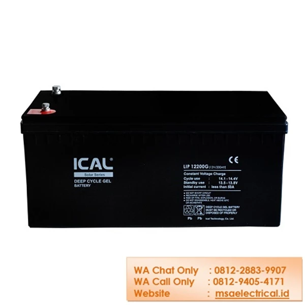 Battery ICAL LIP12200G 12V / 200Ah