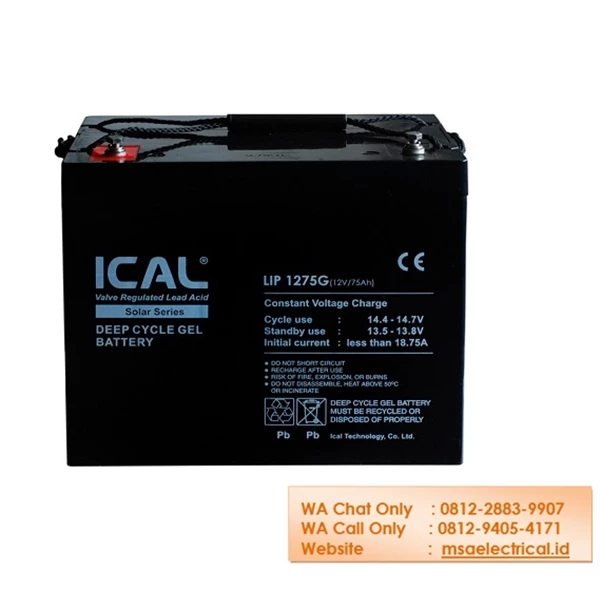 Battery ICAL LIP1275G 12V / 75Ah