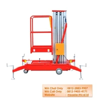 Dalton Hydraulic Ladder Single Mast Aerial Aluminum Work Platform