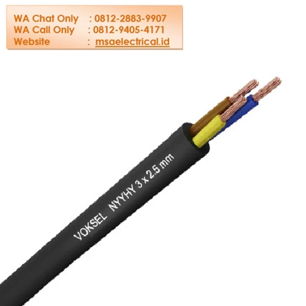 Kabel NYYHY Voksel 3 x 2.5 mm