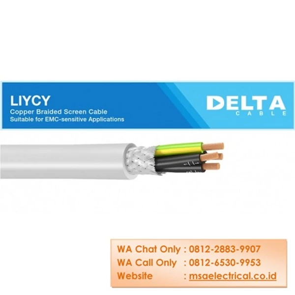 Control Cable DELTA LIYCY-JZ 4 x 0.75 mm2