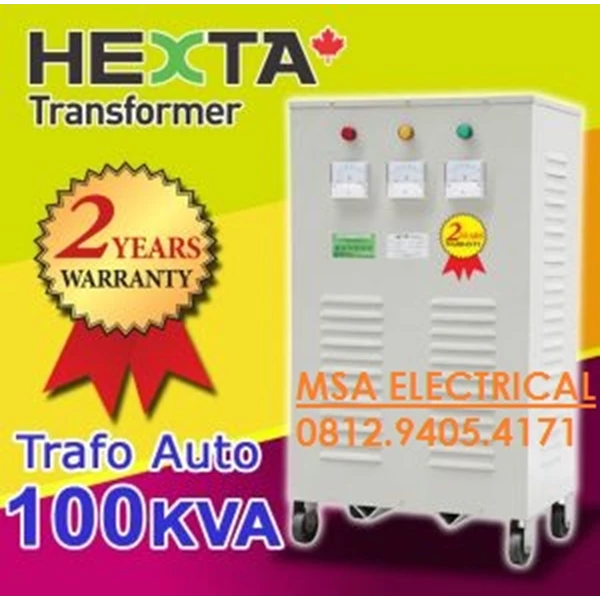 Trafo Auto Dry Hexta Capacity 100 KVA