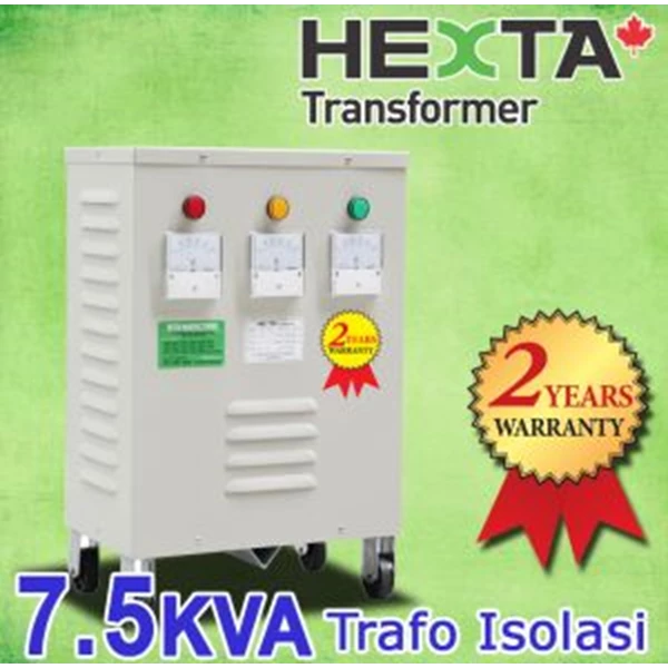 Trafo Isolasi Dry Hexta Capacity 7.5 KVA