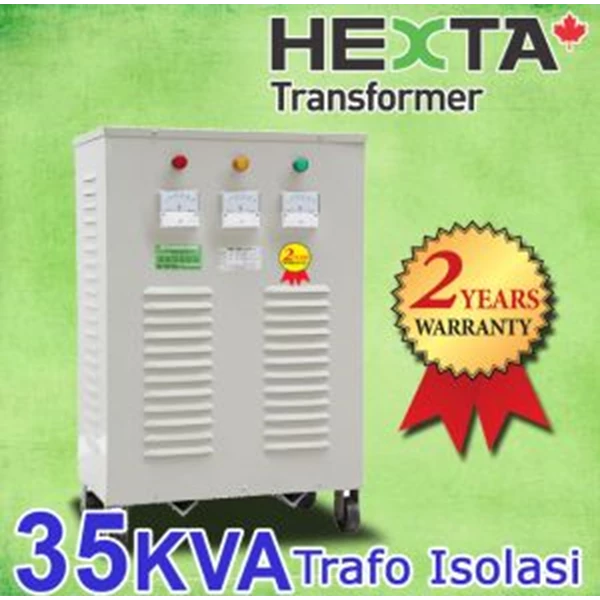 Trafo Isolasi Dry Hexta Capacity 35 KVA