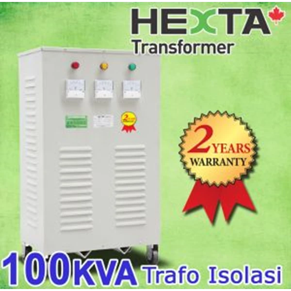 Trafo Isolasi Dry Hexta Capacity 100 KVA