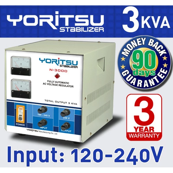 Yoritsu Servo Stabilizer 3 KVA