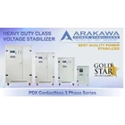 Arakawa Stabilizer 225 KVA Automatic PDX Contact 3 Phase Series 1