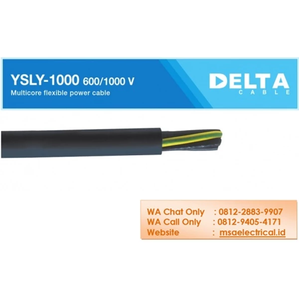 Cable Control Delta Cable YSLY 1000 4 x 1.5 mm