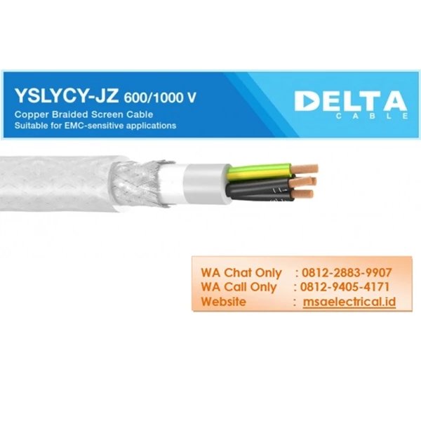 Cable Control Delta Cable YSLYCY 4 x 2.5 mm