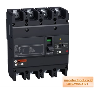 MCCB / Mold Case Circuit Breaker Schneider 4P 125 A EZCV250N4125