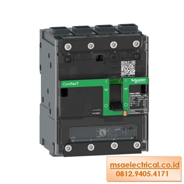 MCCB / Mold Case Circuit Breaker Schneider 16kA 63A 4P C11E6TM063L